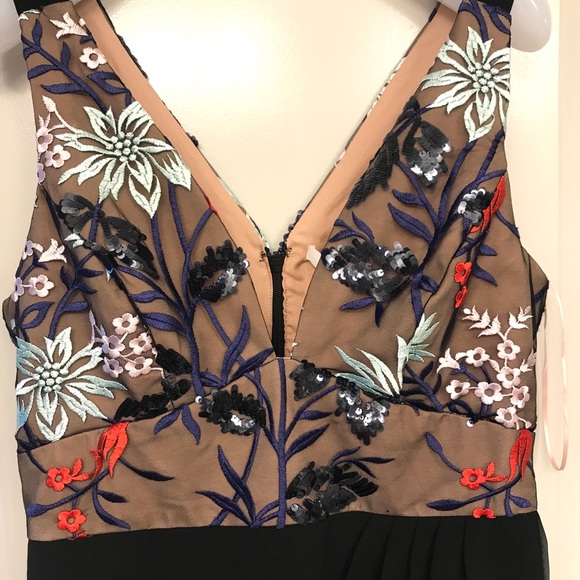 Harlyn Embroidered Highlow Dress 